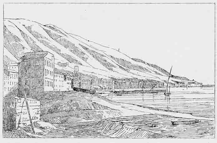 Castellammare in un'incisione del 1845